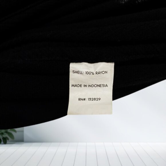 Lovers + Friends Black Adjustable Ruched Mini Dress Size Medium 100% Rayon - Picture 7 of 10